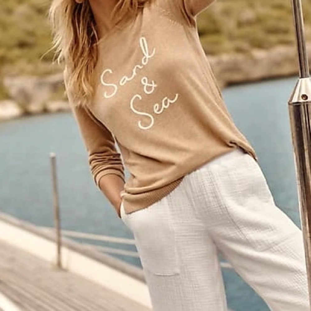J. Jill Linen Blend Embroidered Top
Sand & Sea Size Medium